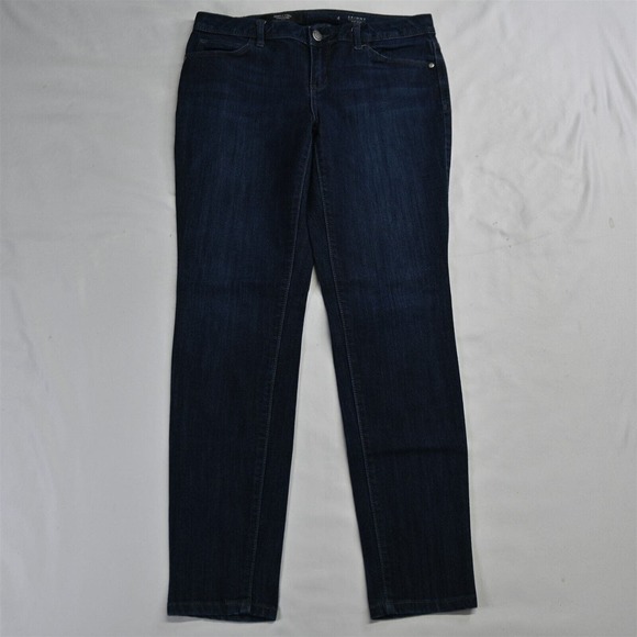 Simply Vera by Vera Wang 4 Mid Rise Skinny Dark Wash Stretch‎ Denim Womens Jeans - Picture 1 of 7